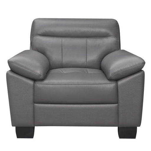 Denizen Chair in Dark Gray 9537DGY-1 - U&U Home Budget Furniture (Carteret, NJ)
