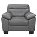 Denizen Chair in Dark Gray 9537DGY-1 - U&U Home Budget Furniture (Carteret, NJ)