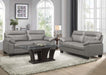 Denizen Sofa in Gray 9537GRY-3 - U&U Home Budget Furniture (Carteret, NJ)