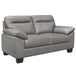 Denizen Loveseat in Gray 9537GRY-2 - U&U Home Budget Furniture (Carteret, NJ)