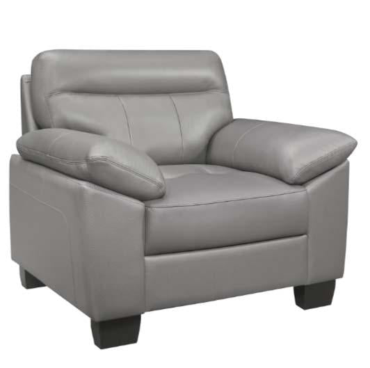 Denizen Chair in Gray 9537GRY-1 - U&U Home Budget Furniture (Carteret, NJ)