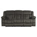 Laurelton Double Reclining Sofa in Chocolate 9636-3 - U&U Home Budget Furniture (Carteret, NJ)