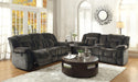Laurelton Double Reclining Sofa in Chocolate 9636-3 - U&U Home Budget Furniture (Carteret, NJ)