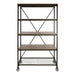 Millwood 40"W Bookcase in Pine 5099-17 - U&U Home Budget Furniture (Carteret, NJ)