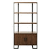 Sedley Bookcase in Walnut 5415RF-17* - U&U Home Budget Furniture (Carteret, NJ)