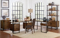Sedley Bookcase in Walnut 5415RF-17* - U&U Home Budget Furniture (Carteret, NJ)
