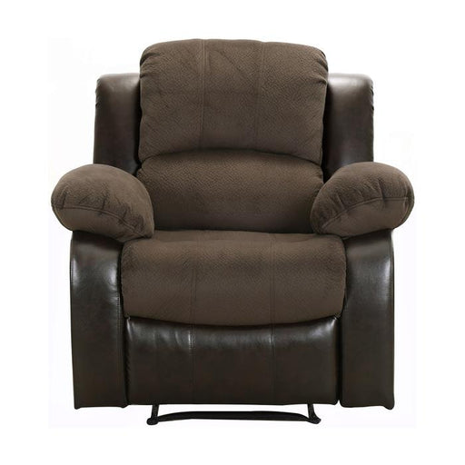 Granley Reclining Chair in Chocolate 9700FCP-1 - U&U Home Budget Furniture (Carteret, NJ)