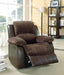 Granley Reclining Chair in Chocolate 9700FCP-1 - U&U Home Budget Furniture (Carteret, NJ)