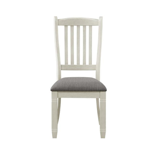 Granby Side Chair in Antique White (Set of 2) - U&U Home Budget Furniture (Carteret, NJ)