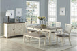 Granby Side Chair in Antique White (Set of 2) - U&U Home Budget Furniture (Carteret, NJ)