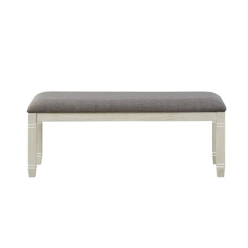 Granby Bench in Antique White 5627NW-13 - U&U Home Budget Furniture (Carteret, NJ)