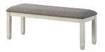 Granby Bench in Antique White 5627NW-13 - U&U Home Budget Furniture (Carteret, NJ)