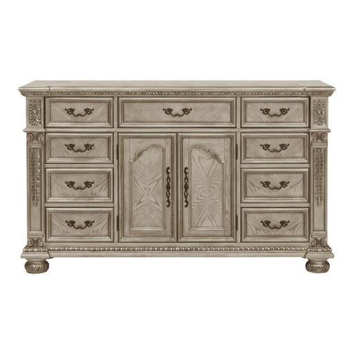 Catalonia Dresser in Platinum Gold 1824PG-5 - U&U Home Budget Furniture (Carteret, NJ)