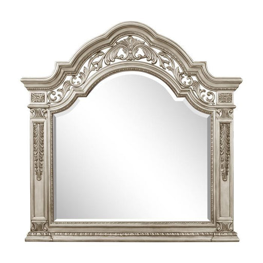 Catalonia Mirror in Platinum Gold 1824PG-6 - U&U Home Budget Furniture (Carteret, NJ)