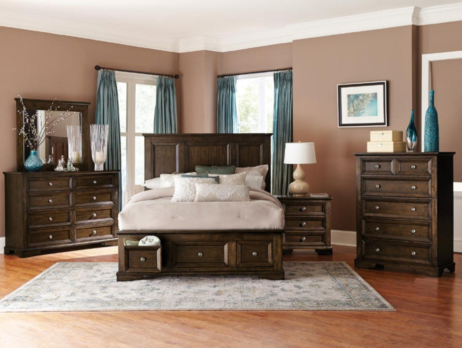 Eunice Mirror in Espresso 1844DC-6 - U&U Home Budget Furniture (Carteret, NJ)