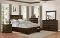 Eunice Mirror in Espresso 1844DC-6 - U&U Home Budget Furniture (Carteret, NJ)