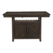 Oxton Counter Height Table in Dark Cherry 5655-36* - U&U Home Budget Furniture (Carteret, NJ)