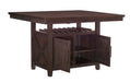 Oxton Counter Height Table in Dark Cherry 5655-36* - U&U Home Budget Furniture (Carteret, NJ)