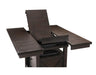 Oxton Counter Height Table in Dark Cherry 5655-36* - U&U Home Budget Furniture (Carteret, NJ)