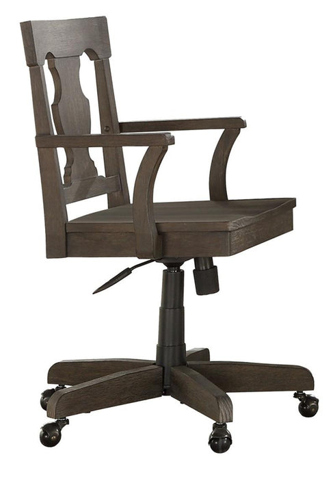 Toulon Office Chair in Wire-Brushed 5438-SW - U&U Home Budget Furniture (Carteret, NJ)