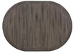 Clover Round Dining Table in White and Gray 5656-66* - U&U Home Budget Furniture (Carteret, NJ)