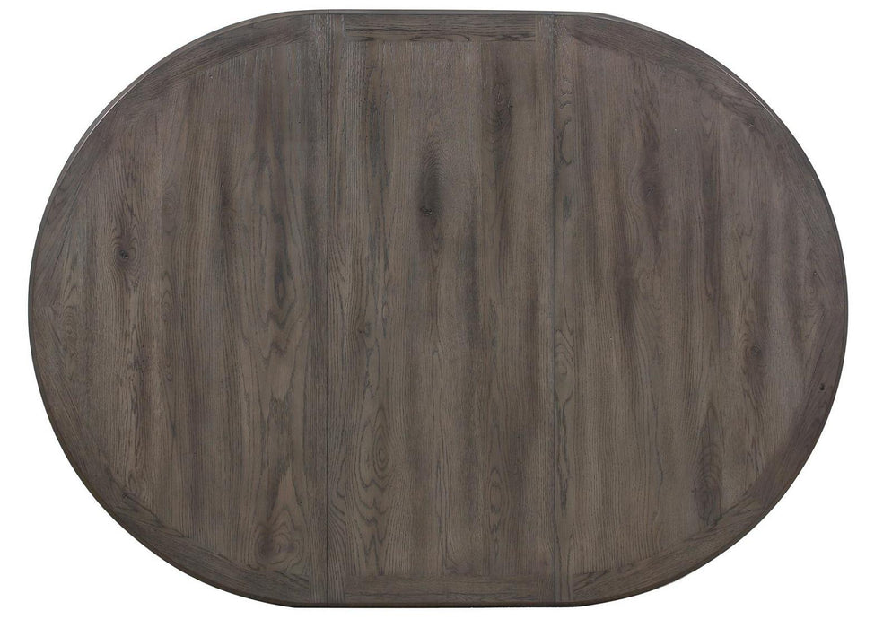 Clover Round Dining Table in White and Gray 5656-66* - U&U Home Budget Furniture (Carteret, NJ)