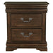 Mont Belvieu Nightstand in Dark Cherry 1869-4 - U&U Home Budget Furniture (Carteret, NJ)