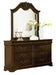 Mont Belvieu Mirror in Dark Cherry 1869-6 - U&U Home Budget Furniture (Carteret, NJ)