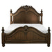 Mont Belvieu King Panel Bed in Dark Cherry - U&U Home Budget Furniture (Carteret, NJ)