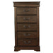 Mont Belvieu Lift-Top Lingerie Chest in Dark Cherry 1869-12 - U&U Home Budget Furniture (Carteret, NJ)