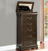 Mont Belvieu Lift-Top Lingerie Chest in Dark Cherry 1869-12 - U&U Home Budget Furniture (Carteret, NJ)