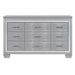 Allura Dresser in Silver 1916-5 - U&U Home Budget Furniture (Carteret, NJ)