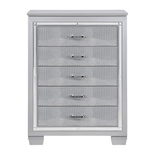 Allura Chest in Silver 1916-9 - U&U Home Budget Furniture (Carteret, NJ)