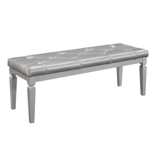 Allura Bed Bench in Silver 1916-FBH - U&U Home Budget Furniture (Carteret, NJ)