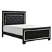 Allura Full Panel Bed in Black 1916FBK-1* - U&U Home Budget Furniture (Carteret, NJ)