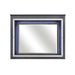 Allura Mirror in Gray 1916GY-6 - U&U Home Budget Furniture (Carteret, NJ)