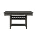 Baresford Counter Height Table in Gray 5674-36* - U&U Home Budget Furniture (Carteret, NJ)