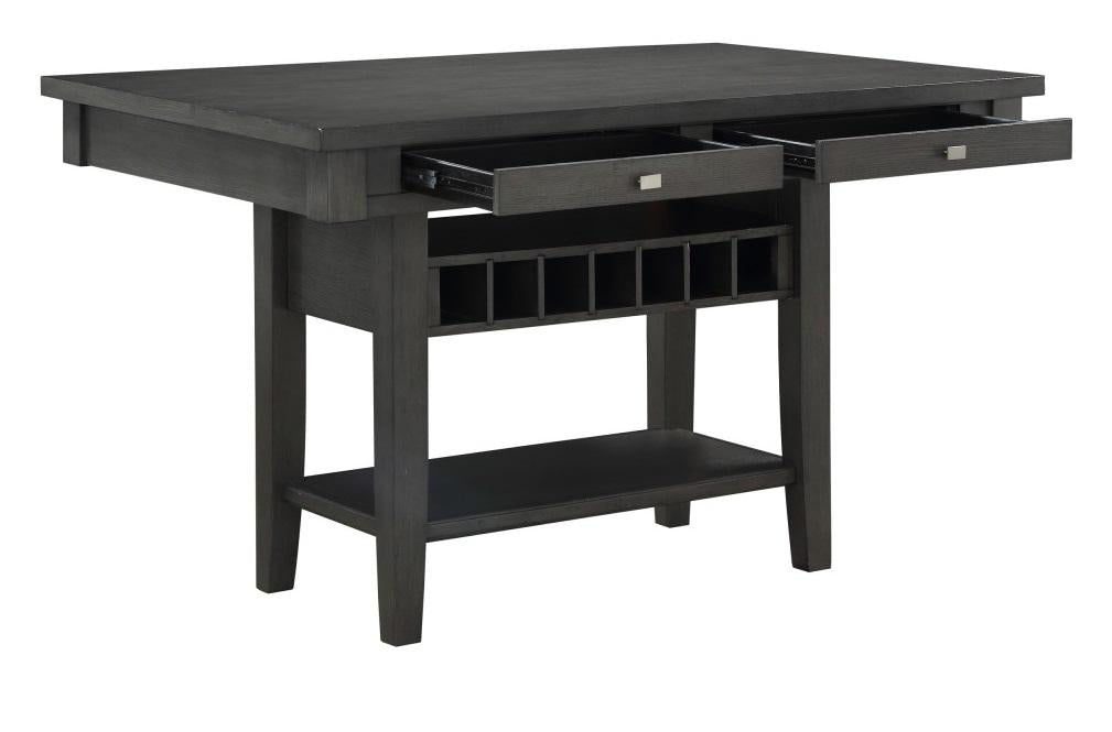 Baresford Counter Height Table in Gray 5674-36* - U&U Home Budget Furniture (Carteret, NJ)