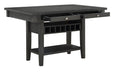 Baresford Counter Height Table in Gray 5674-36* - U&U Home Budget Furniture (Carteret, NJ)