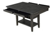 Baresford Counter Height Table in Gray 5674-36* - U&U Home Budget Furniture (Carteret, NJ)