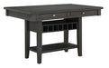 Baresford Counter Height Table in Gray 5674-36* - U&U Home Budget Furniture (Carteret, NJ)
