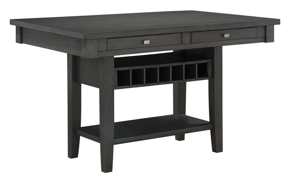 Baresford Counter Height Table in Gray 5674-36* - U&U Home Budget Furniture (Carteret, NJ)