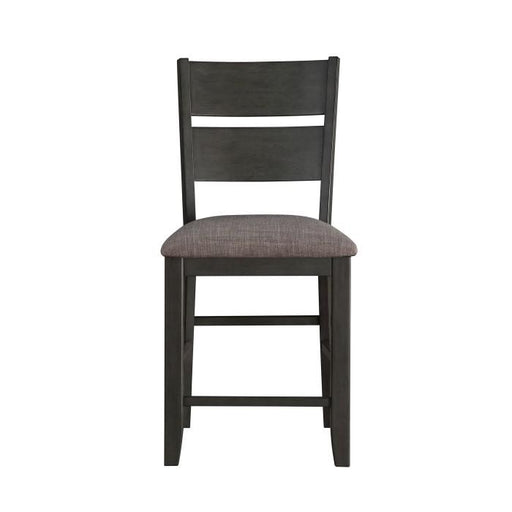Baresford Counter Height Chair in Gray (Set of 2) - U&U Home Budget Furniture (Carteret, NJ)
