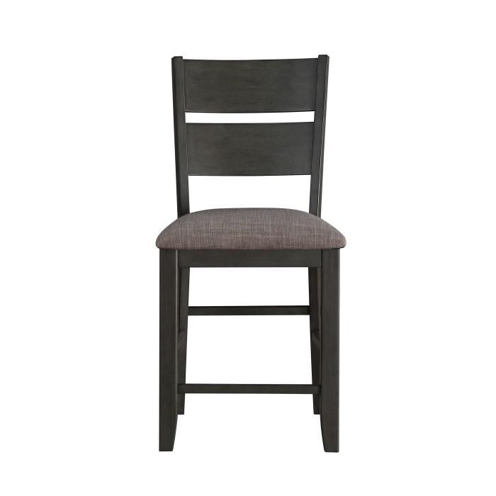 Baresford Counter Height Chair in Gray (Set of 2) - U&U Home Budget Furniture (Carteret, NJ)