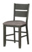 Baresford Counter Height Chair in Gray (Set of 2) - U&U Home Budget Furniture (Carteret, NJ)