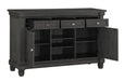 Baresford Server in Gray 5674-40 - U&U Home Budget Furniture (Carteret, NJ)
