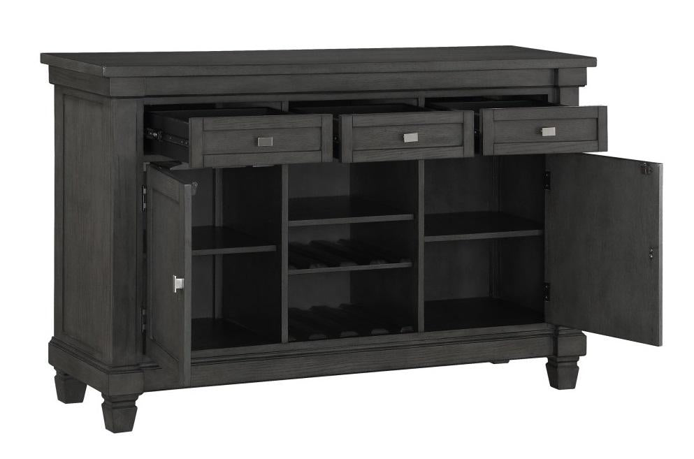 Baresford Server in Gray 5674-40 - U&U Home Budget Furniture (Carteret, NJ)
