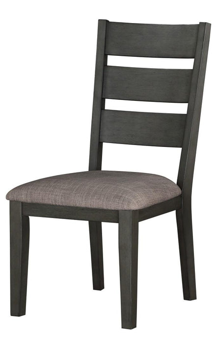 Baresford Side Chair in Gray (Set of 2) - U&U Home Budget Furniture (Carteret, NJ)