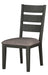 Baresford Side Chair in Gray (Set of 2) - U&U Home Budget Furniture (Carteret, NJ)