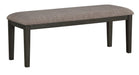 Baresford Bench in Gray 5674-13 - U&U Home Budget Furniture (Carteret, NJ)